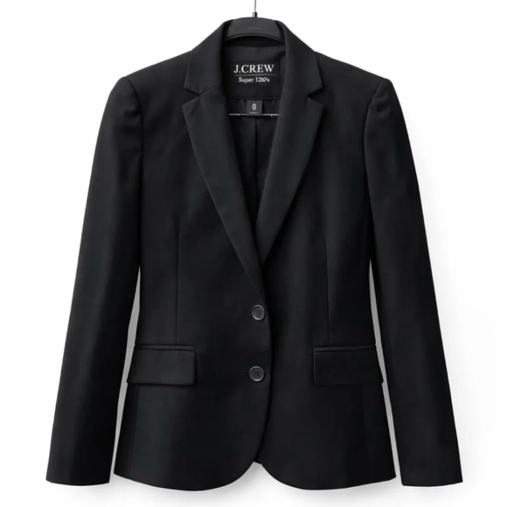 J. Crew Women's Classic Black Suit Jacket